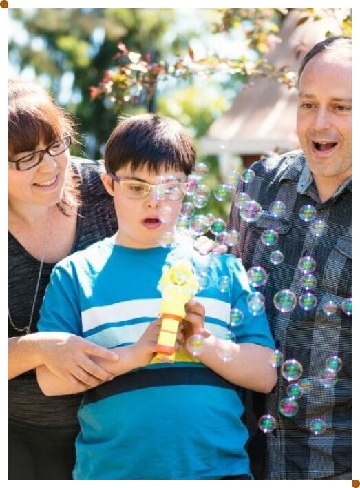 Woman working on laptop